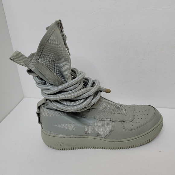 Nike SF Special Field Air Force 1 AF1 Hi Boot Gray Rattan Size 9 AA1128-201 - Picture 8 of 12